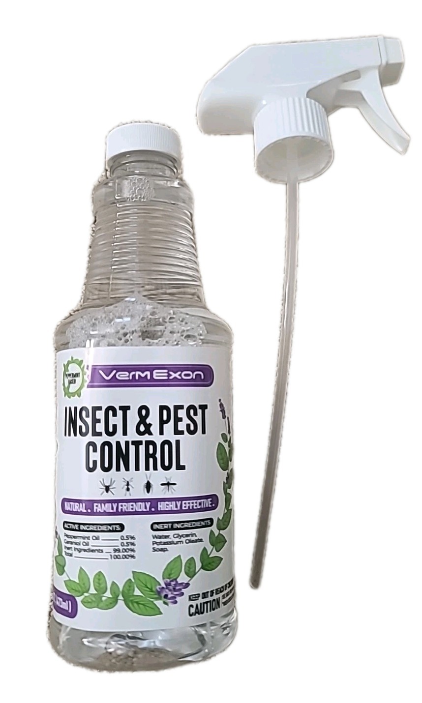 PEPPERMINT OIL Insect & Pest Control Spray – 16Oz NATURAL PLANT-BASED Bug Killer