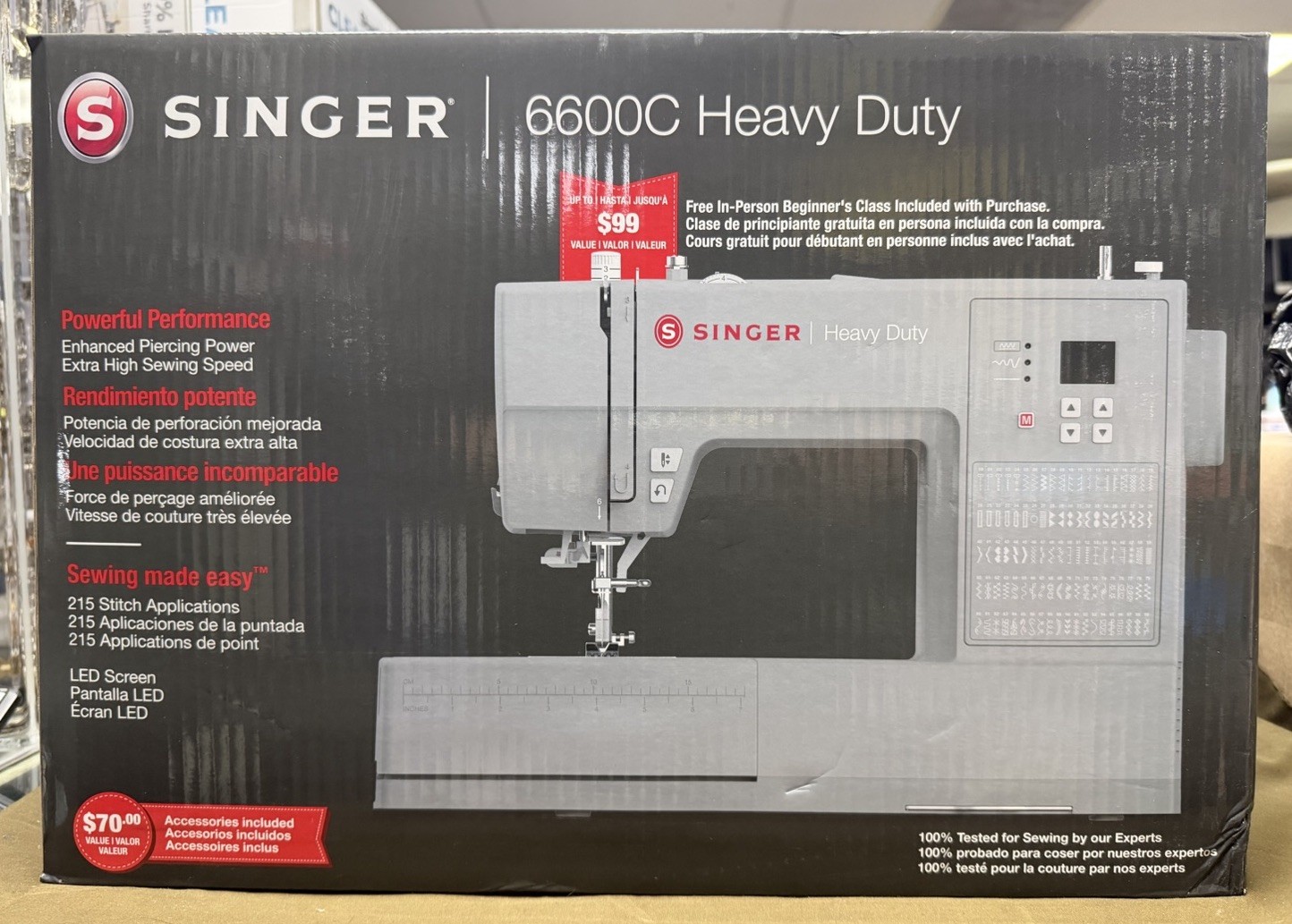 SINGER Heavy Duty 6600C - Computerized Sewing Machine...NEW!!....FREE S&H!!!