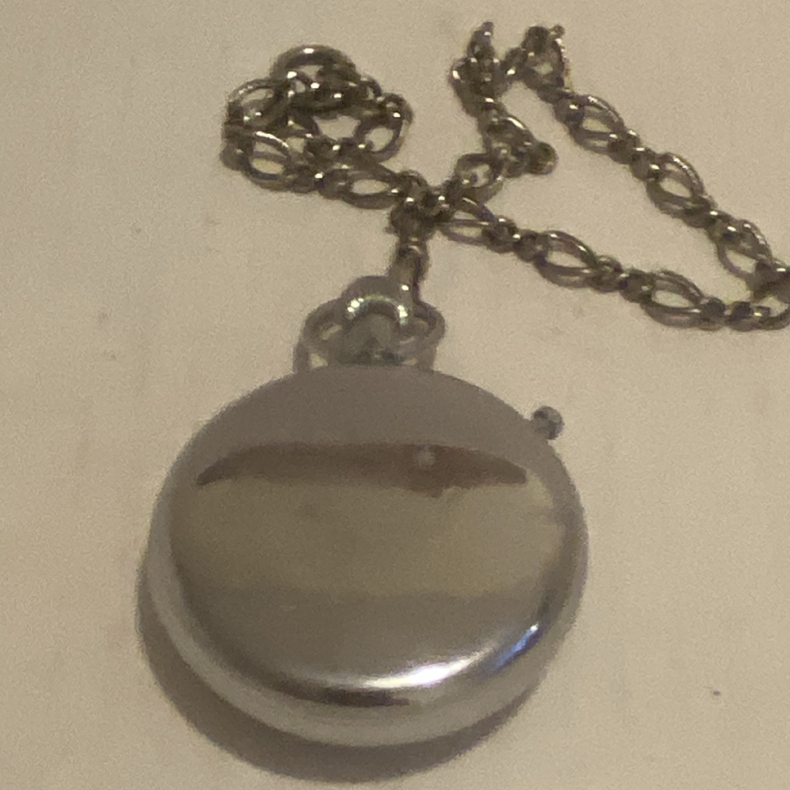 Chessfield Antimagnetic Metal Stopwatch Silver with Chain