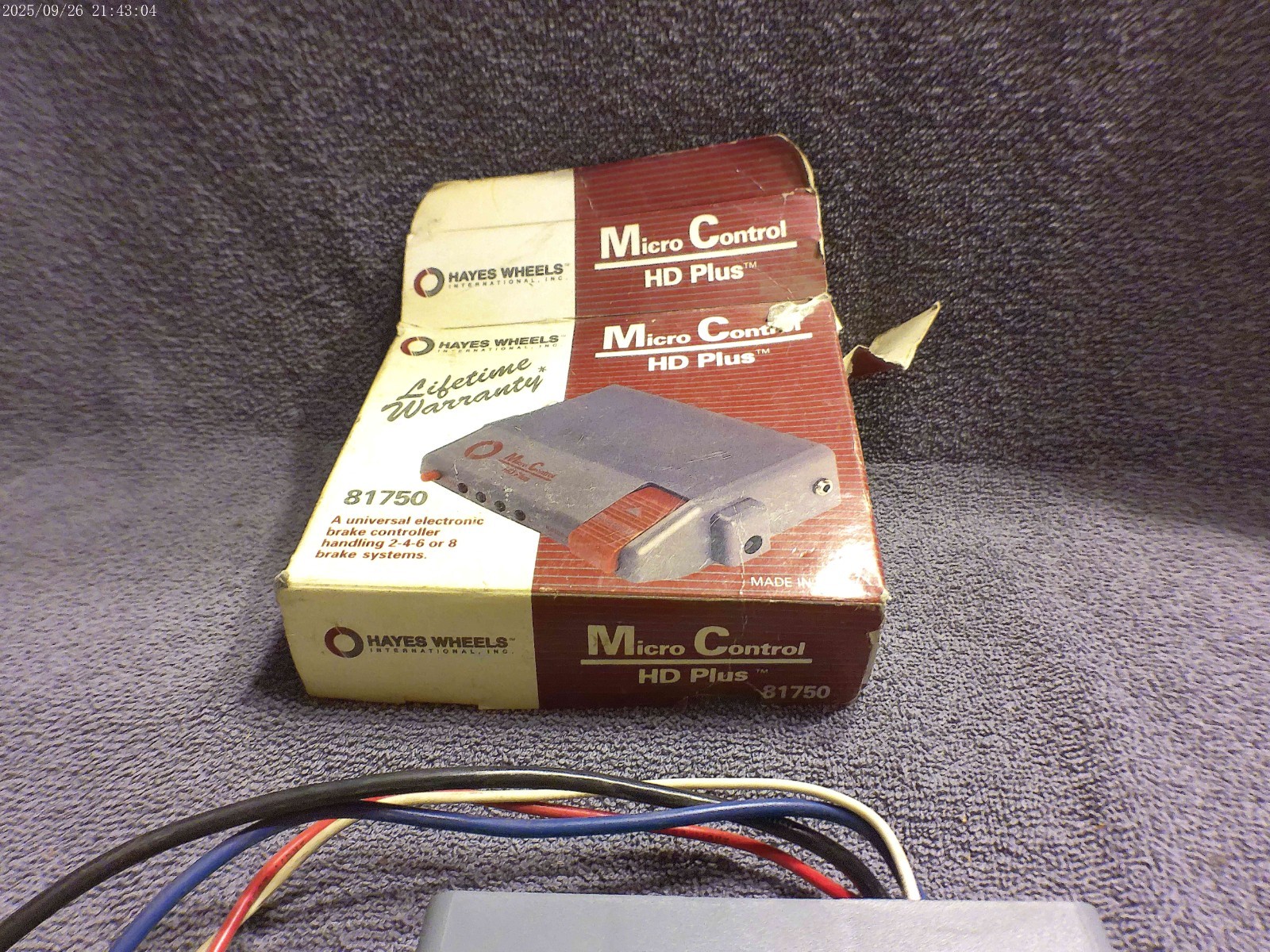 Hayes wheels universal electronic brake controller 81750