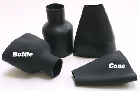 Gear Up Guide Cone/Conical Shape Latex Wrist Seal Trimmable, Medium / 5.75" -