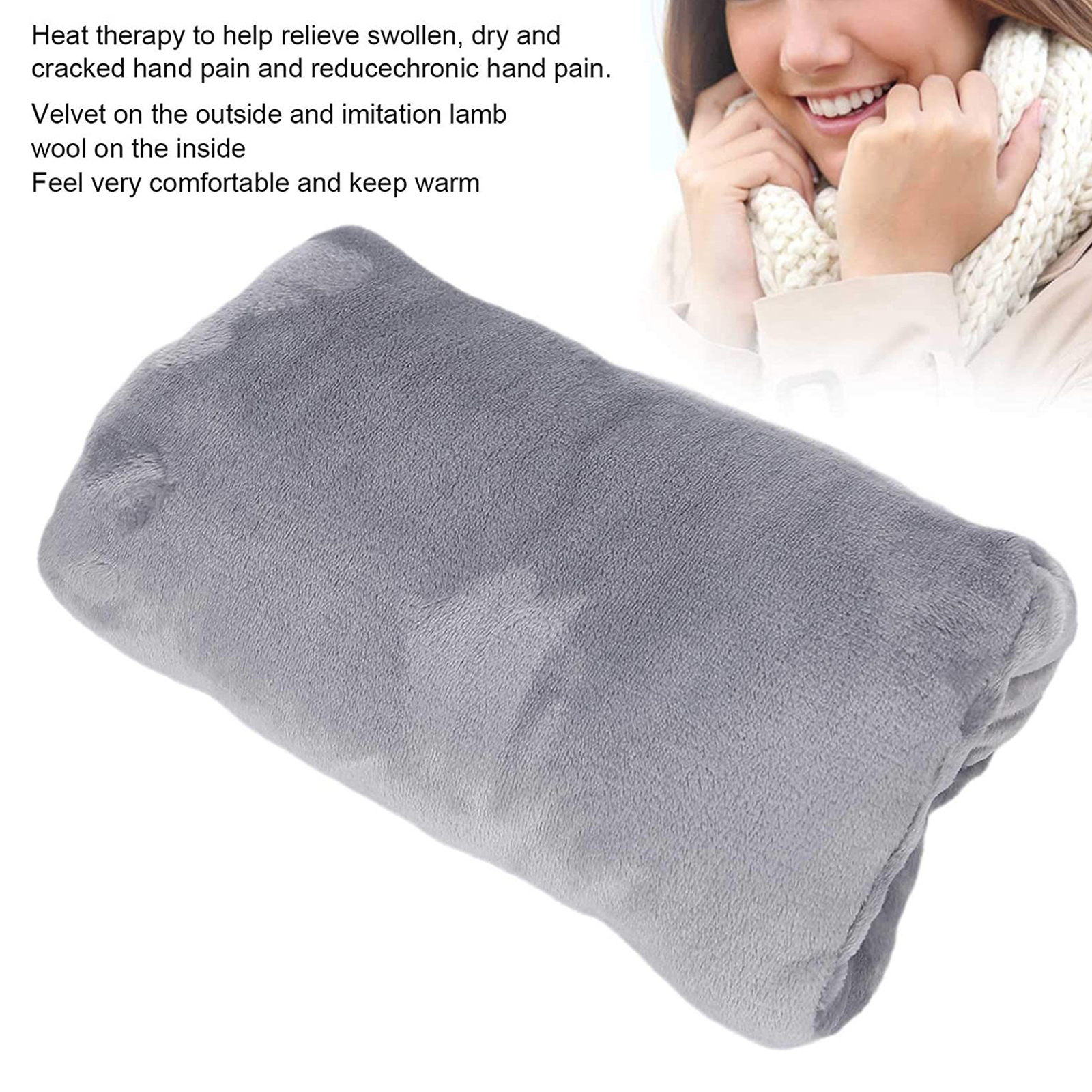 Heated Muff Hand Warmer USB Rechargeable Rapid Warming Hand Muff justifiable