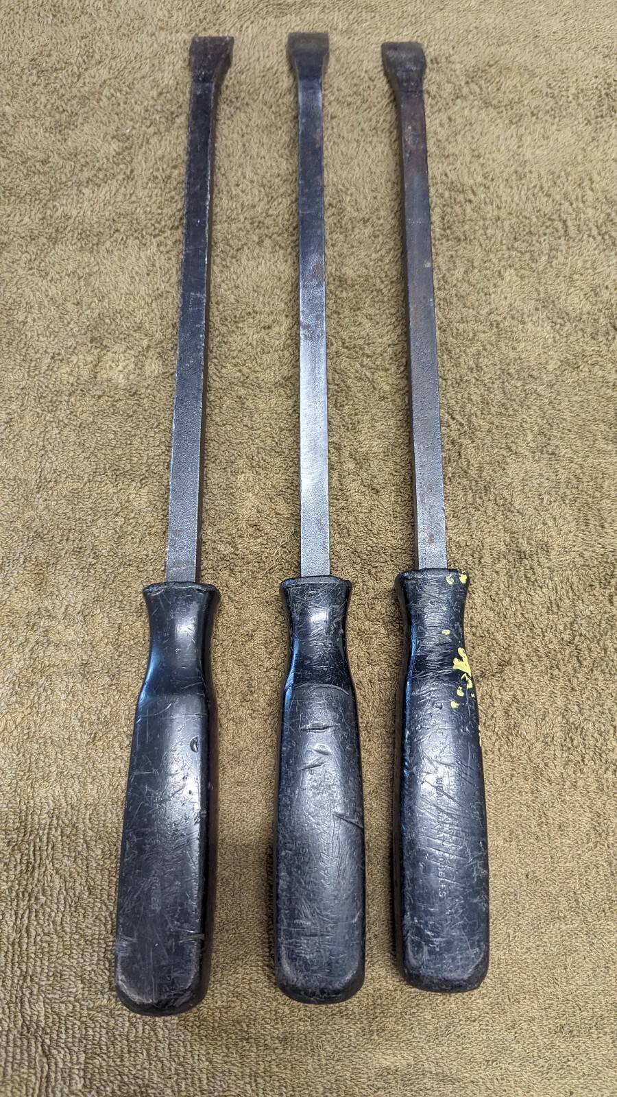 3 Snap-on Tools USA Black 18" Pry Bar Crow 3/4" Curve SPB18 Automotive Mechanic