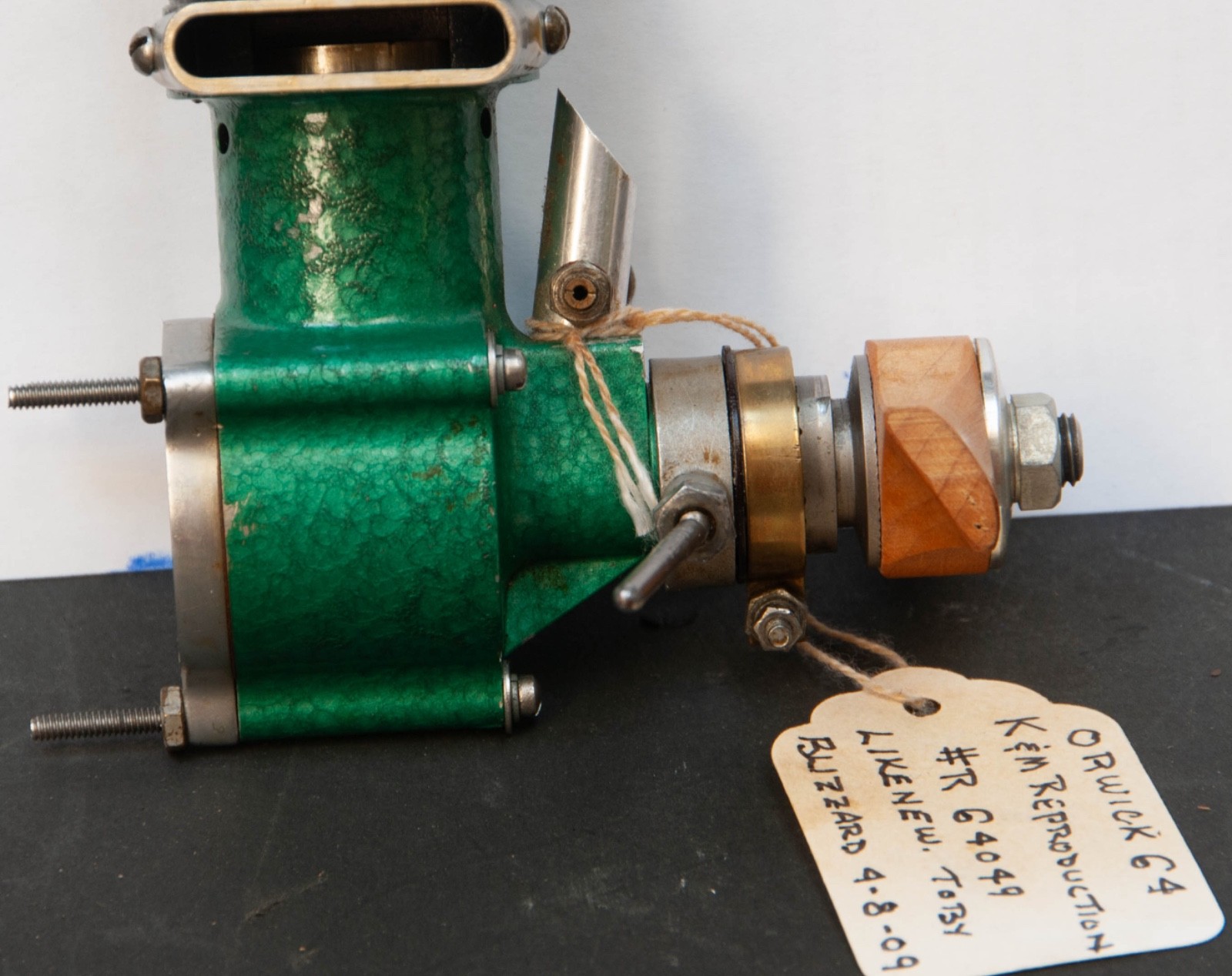 Vintage K&M ORWICK .64 Model Airplane Engine, TOBY BLIZZARD PHOENIX