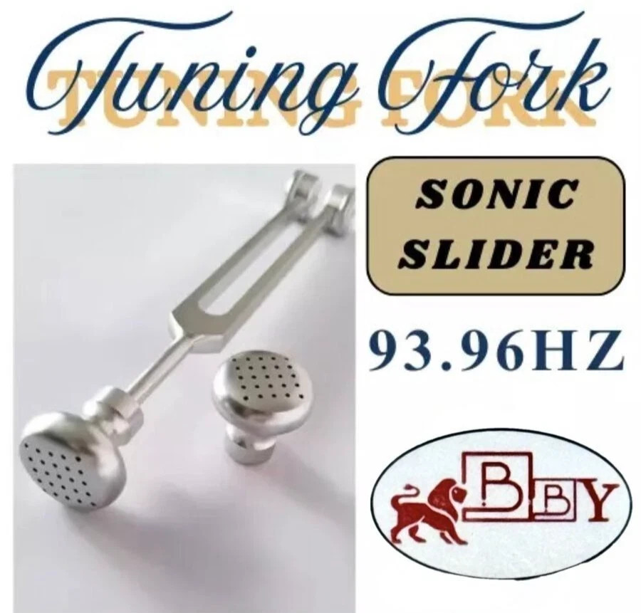 93.96HZ Weighted Tuning Fork with Massage Boot, Schumann Resonance