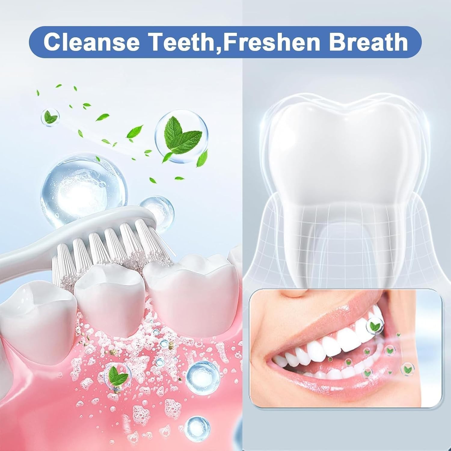 2 Pasta dental con 7.5% Nano Hidroxiapatita, sin flúor, 4oz, blanqueadora