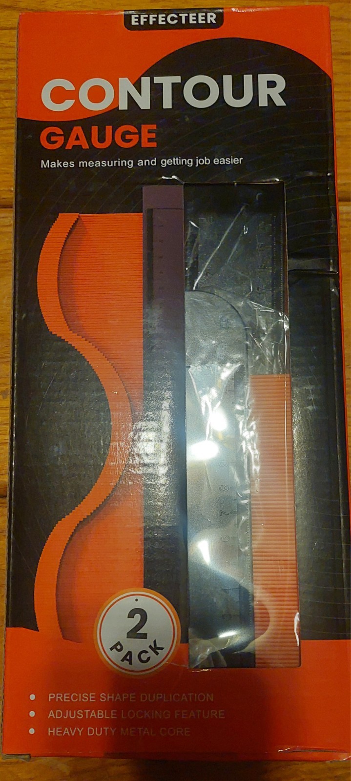 Effecteer Contour Gauge Duplicator with 2 Pack  Shape Contour Duplication