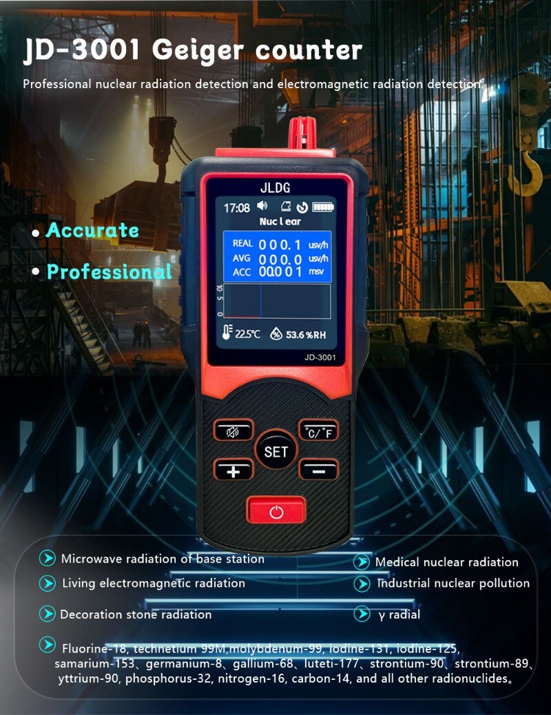 Hot Sell Nuclear Radiation Detector Electromagnetic Radiation Detector Personal