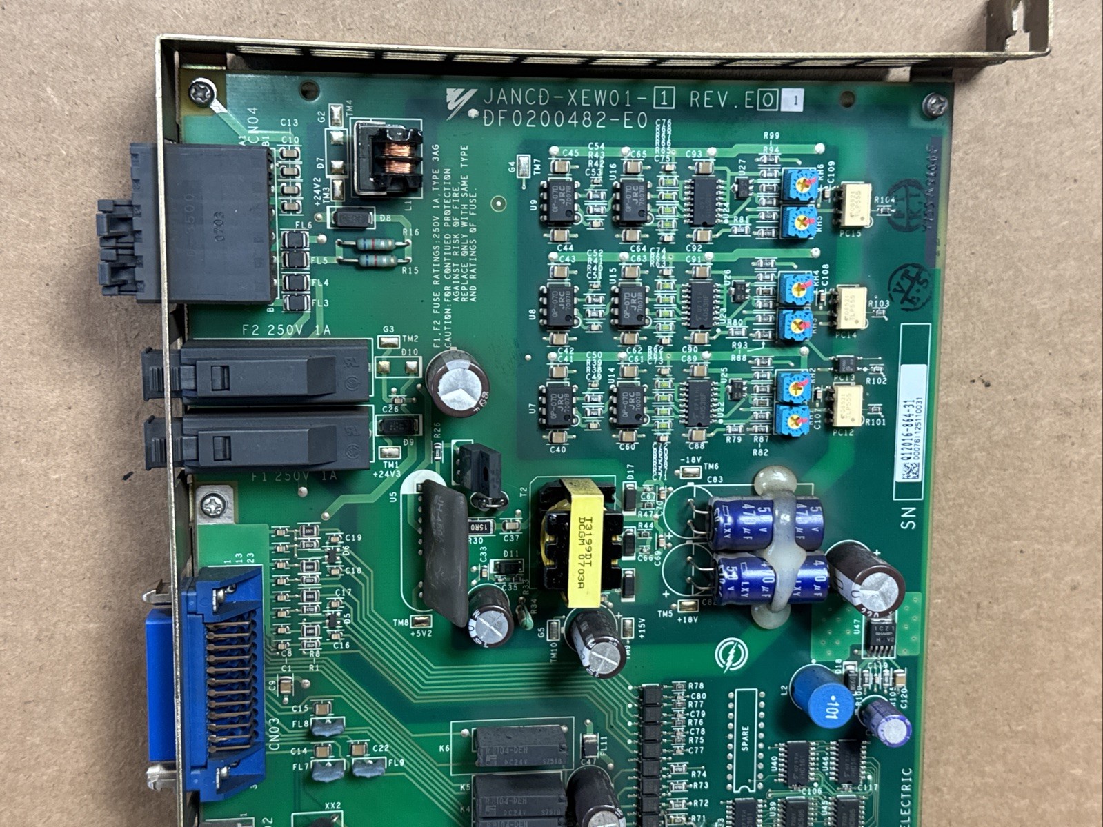 Yaskawa JANCD-XEW01-1 E01 Motoman Servo Module DF0200482-E0 WARRANTY FAST SHIP