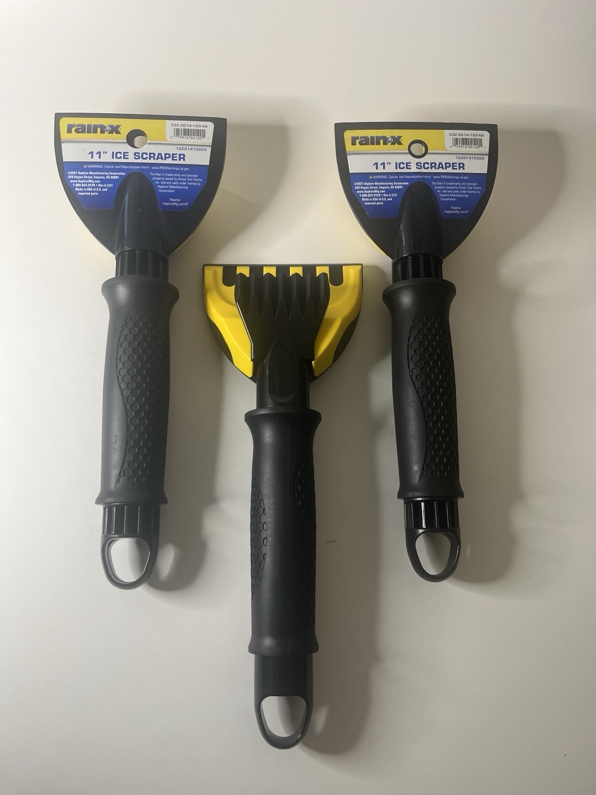 Rainx 11 inch Ice Scraper Handheld Winter Gear Emergency Windshield New Lot Of 3