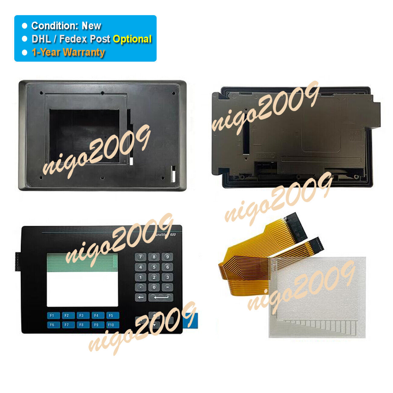 Fit for PanelView 600 2711-K6C1 2711-K6C1L1 Touch Screen Membrane Plastic Cover