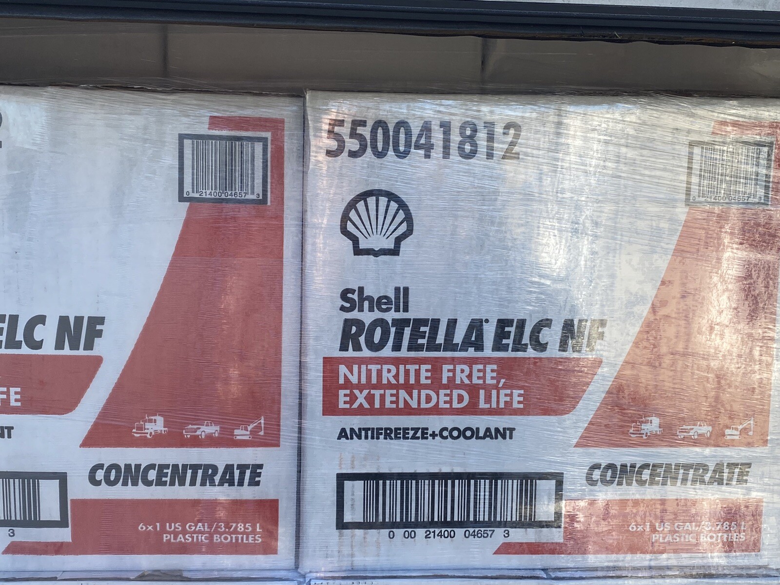 GENUINE NEW Rotella ELC Antifreeze/Coolant Concentrate 1 Gal. 6 PACK-550041812