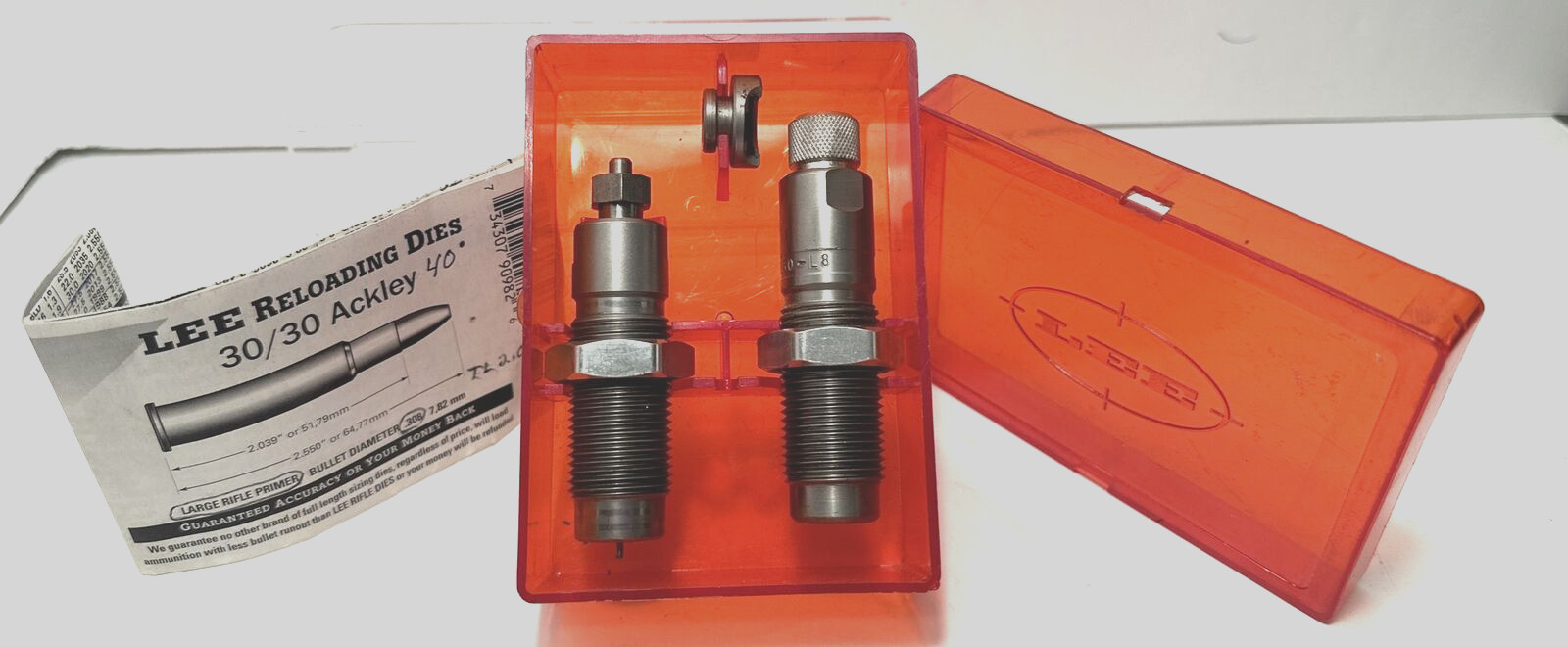 Lee .30-30 Ackley 2-Die Set Lee 90982 Limited Production. Preowned.