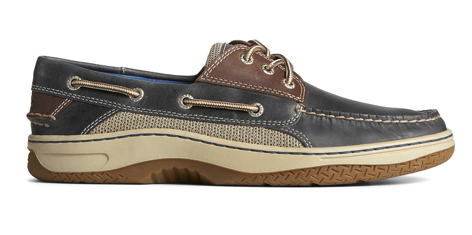 Sperry Billfish 3 Eye Navy/Brown Boat Shoe Men's sizes 7-15 WIDE/NEW!!!