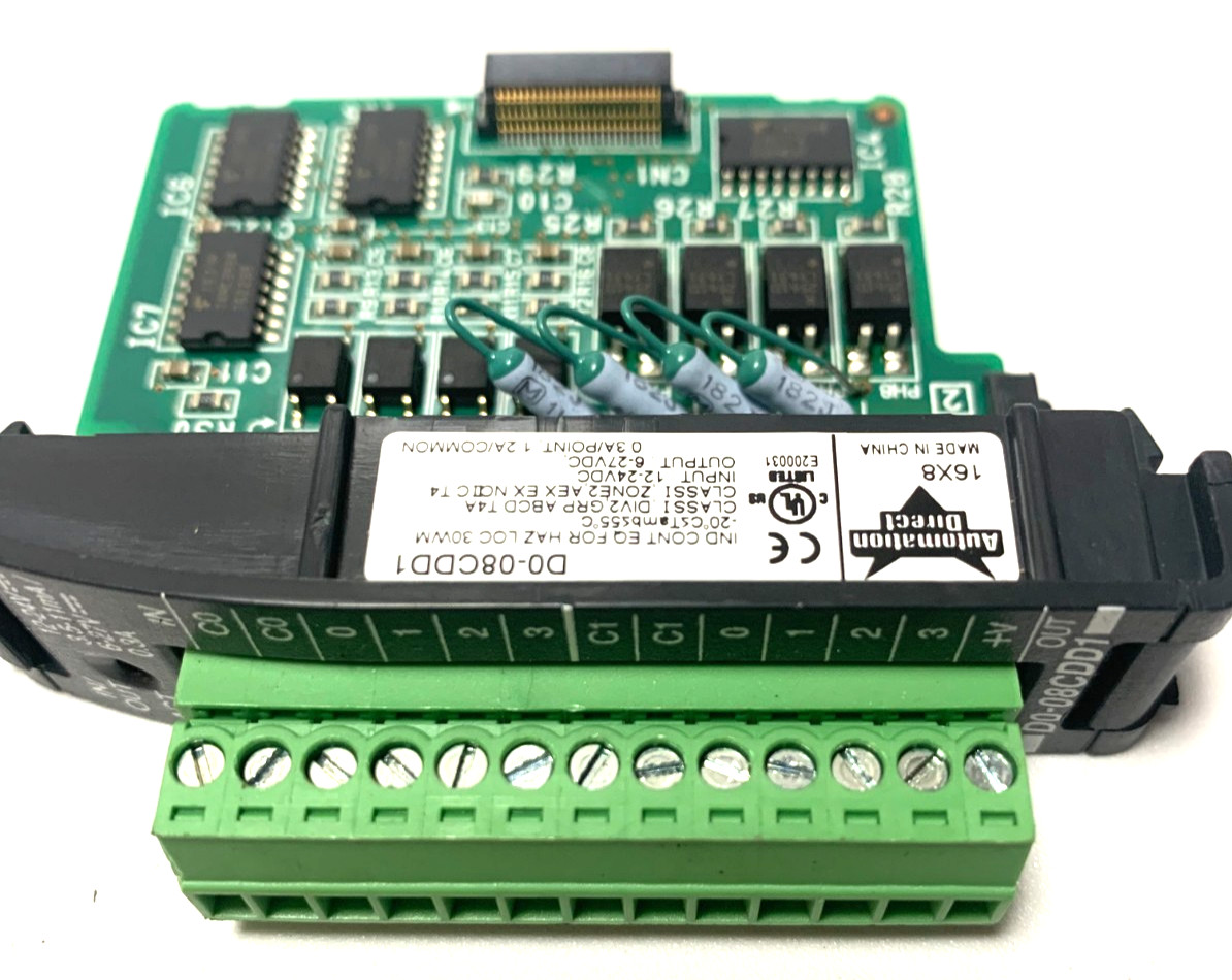 DirectLOGIC D0-08CDD1 DL05/06 discrete combo module, Input: 4-point Output: 4-pt