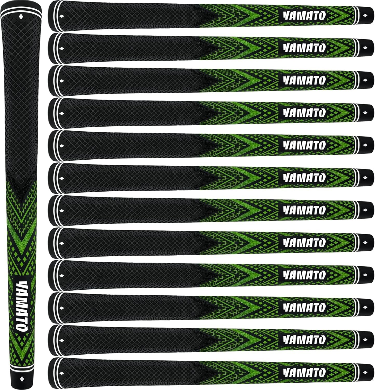 Yamato green Golf Grips 13 Pack Midsize/Standardsize Golf Club Grips
