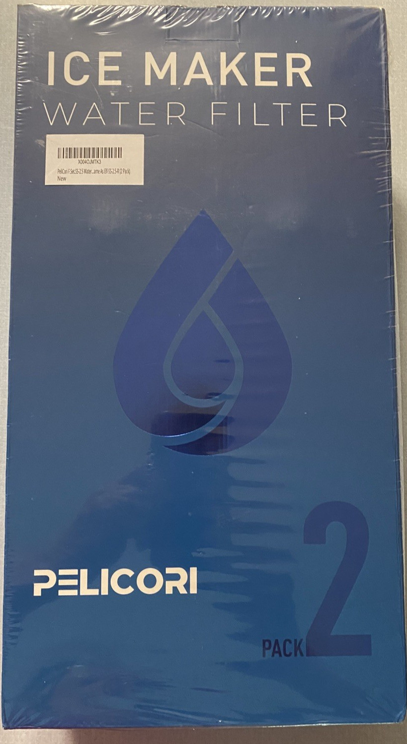 PELICORI ice maker water filter F.Set.SS-2.5; ELF-SS-2.5-R (2 pack) - NEW