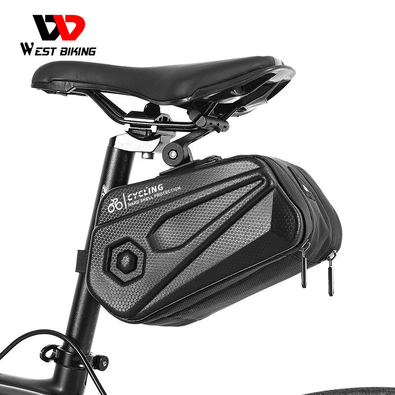 WEST BIKING Bicycle Saddle Bag Waterproof MTB Road Bike Cycling Seat Tail Bag