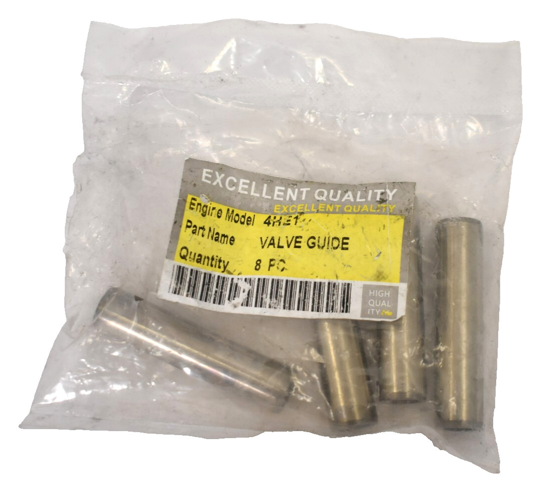 Lot of 4 Valve Guides For 4HE1 Engine Automotive Replacement Units Set