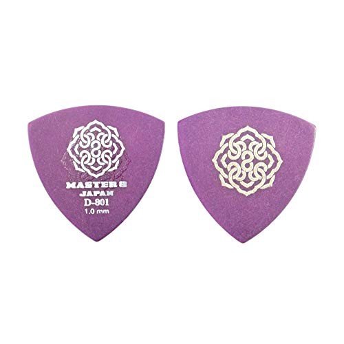 MASTER 8 JAPAN D801S-TR100 D-801 TRIANGLE HARDGRIP 1.0mm Guitar Picks x 10