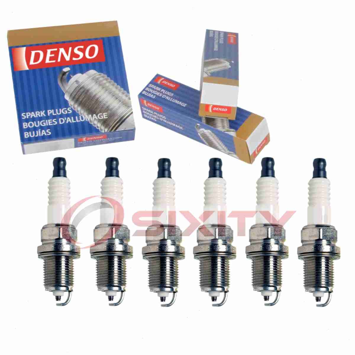6 pc Denso Standard Spark Plugs for 2003-2008 Honda Pilot 3.5L V6 Ignition ot