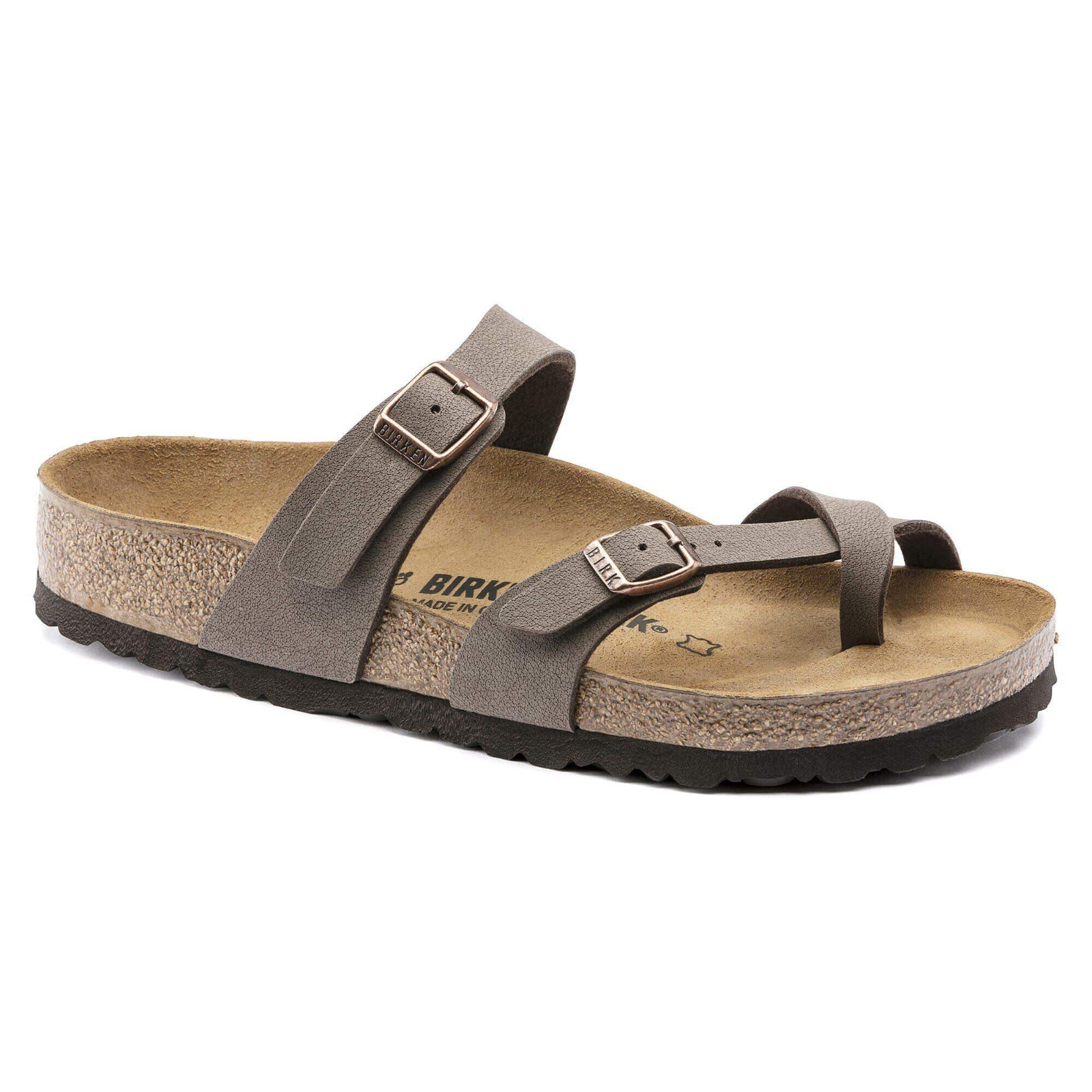 Birkenstock Mayari Birkibuc Wide EU37-41 Birko-Flor Mocca woman's sandals