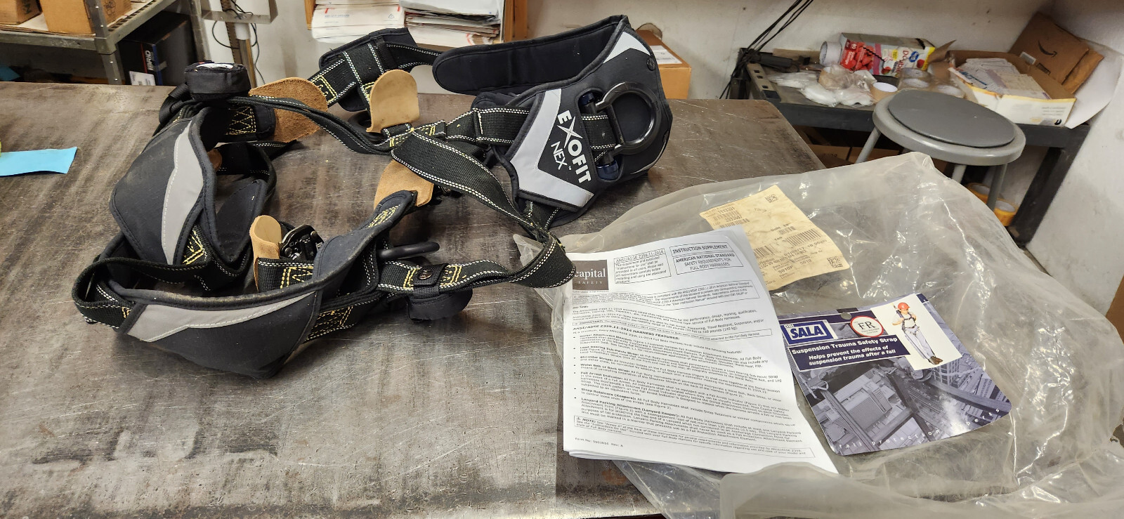 3M DBI SALA 1113331 MEDIUM Arc Flash Full Body Positioning Safety Harness NEW