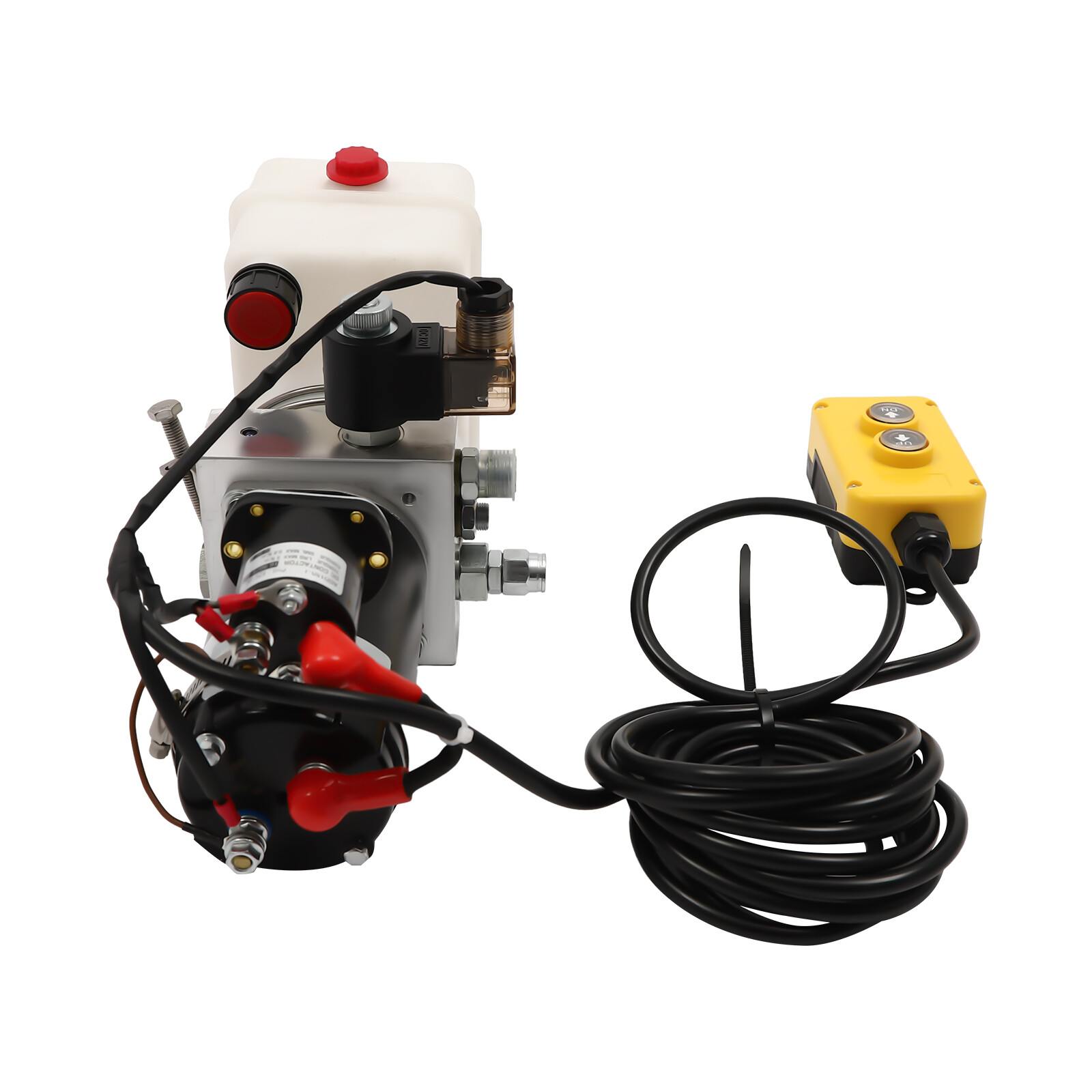 Hydraulic Power Unit 12V, Single Acting Dump Hydraulic Pump for Dump Trailer