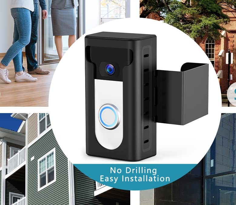 2024 Upgrade Anti-Theft Video Doorbell Mount, Not Block Doorbell Motion Senso...