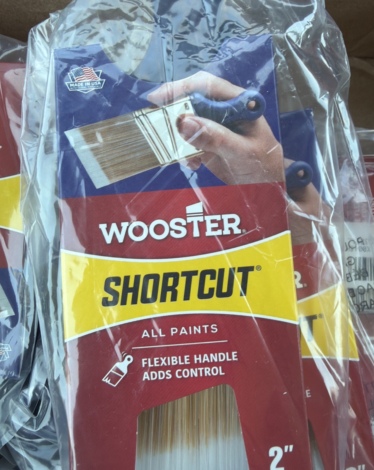 Wooster Brush Q3211-2 Shortcut Angle Sash Paintbrush, Pack of 3