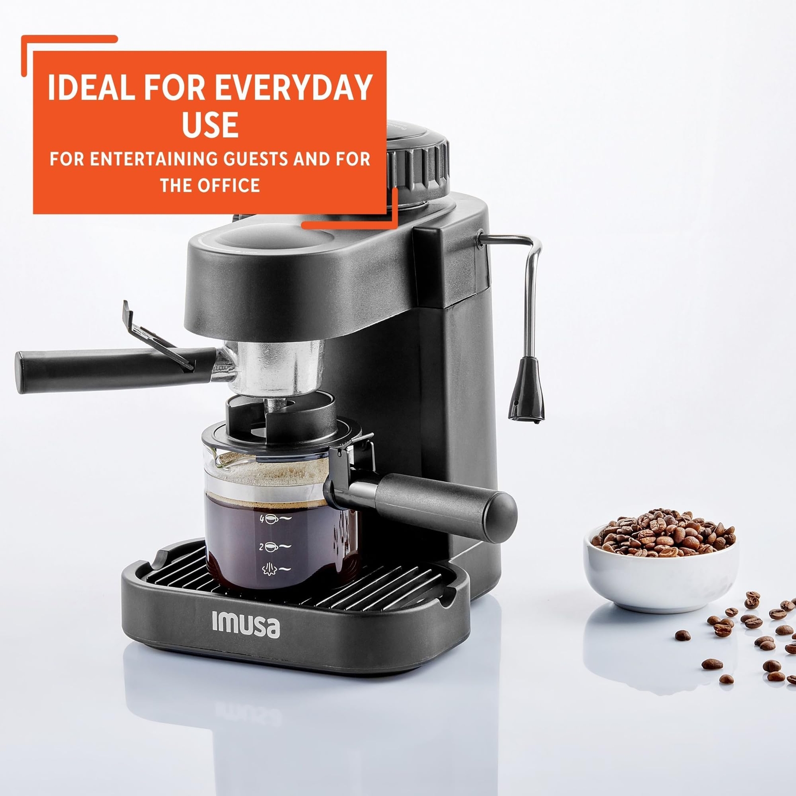 4 Cup Espresso/Cappuccino Maker