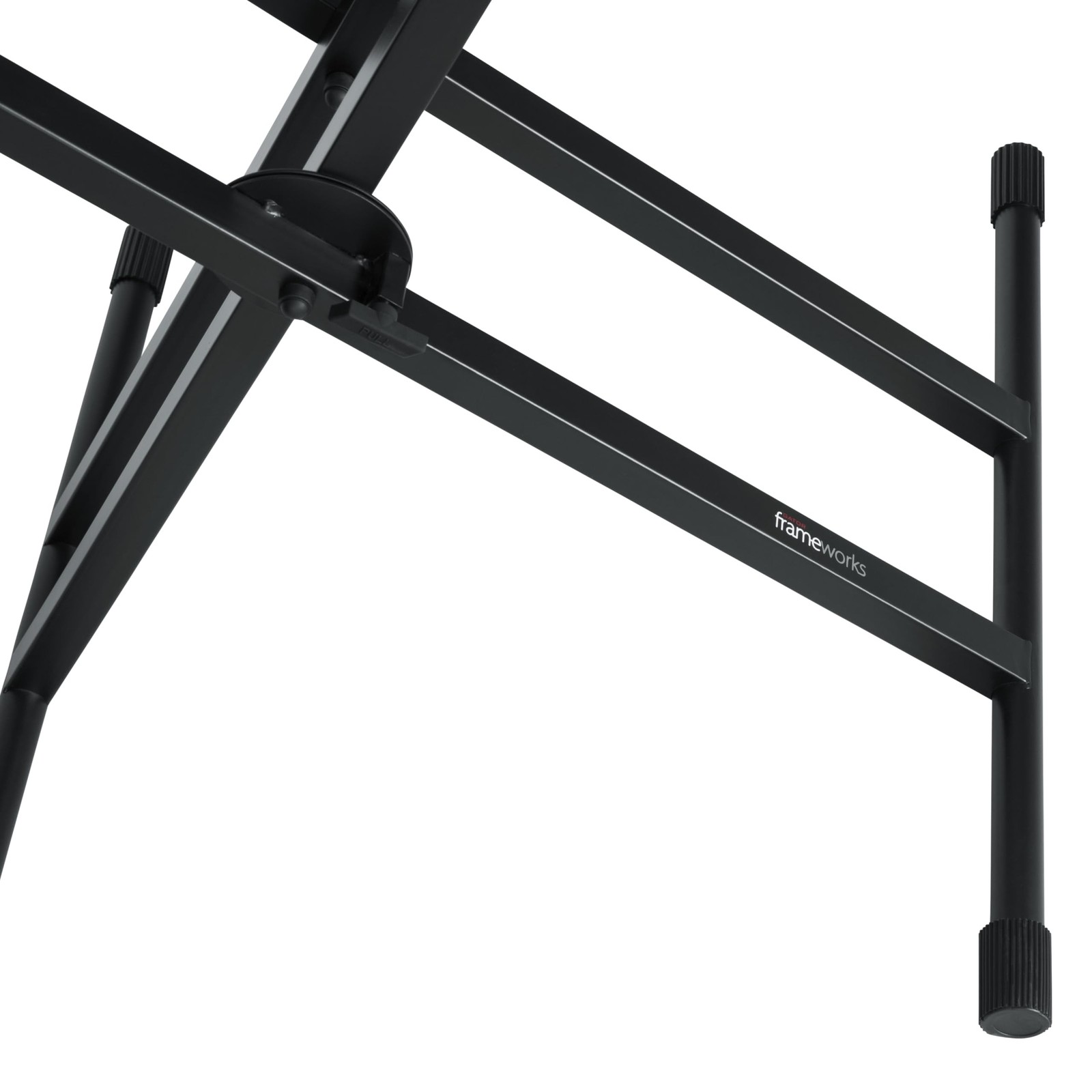 Gator Frameworks Deluxe Two Tier X-Style Keyboard Stand with Adjustable Heigh...