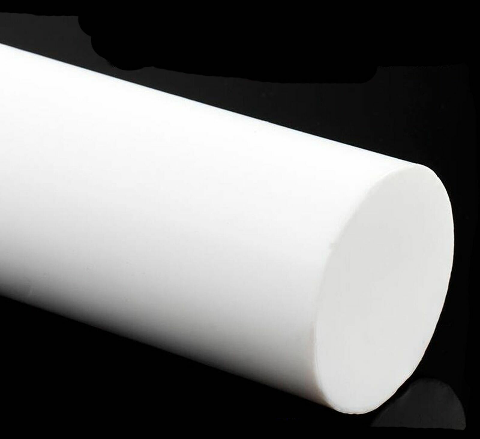 PTFE Round Rod 1mm to 200mm Diameter – Teflon Solid Bar for Machining & Seals