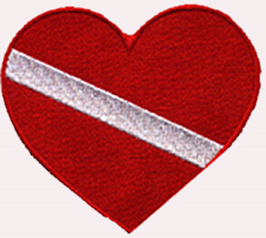SCUBA DIVING - Dive Heart Patch
