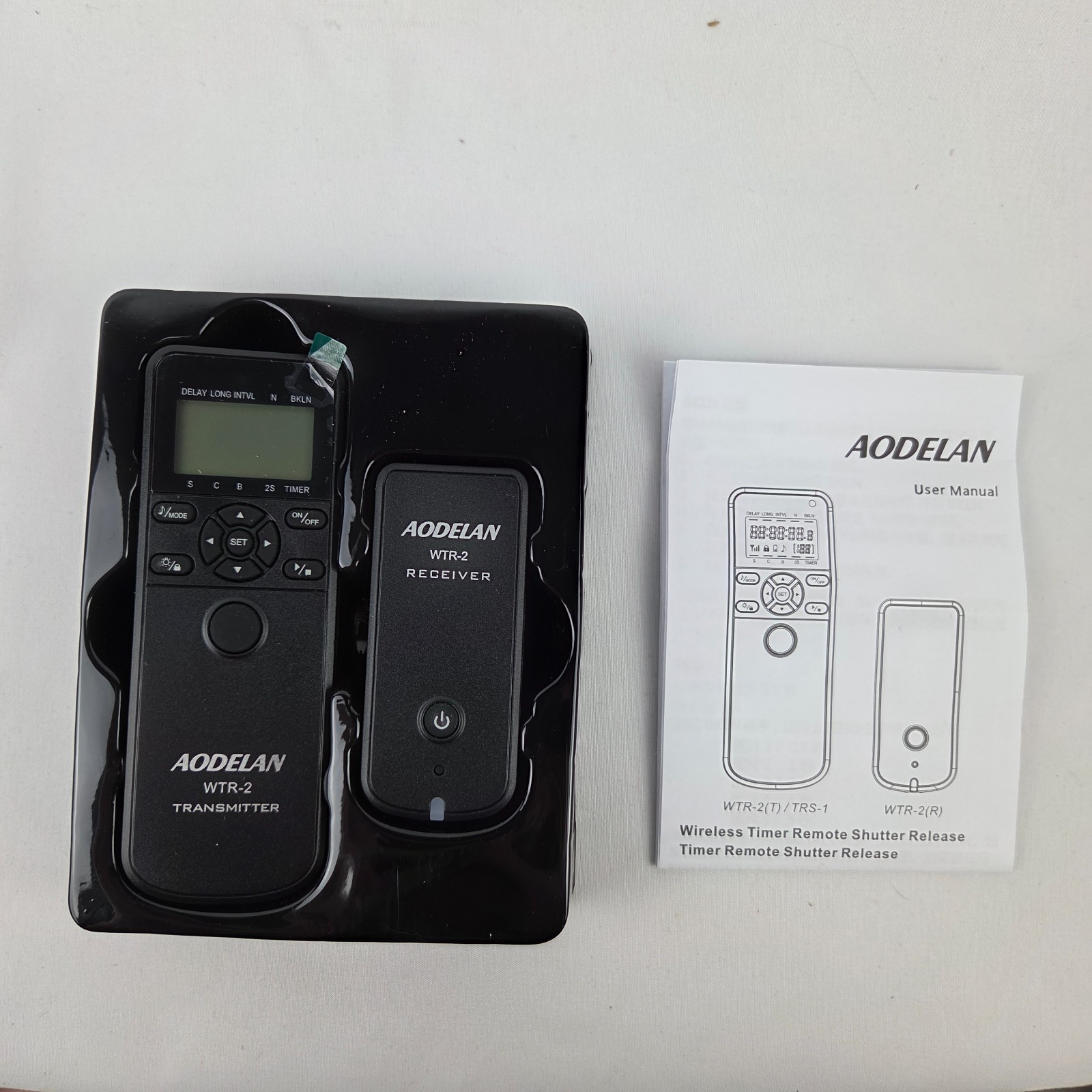 AODELAN Camera Wireless Shutter Release Timer Remote Control (WTR-2)