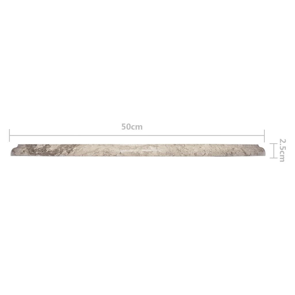Table Top Grey Marble 20 in diameter Durable Table Top Round