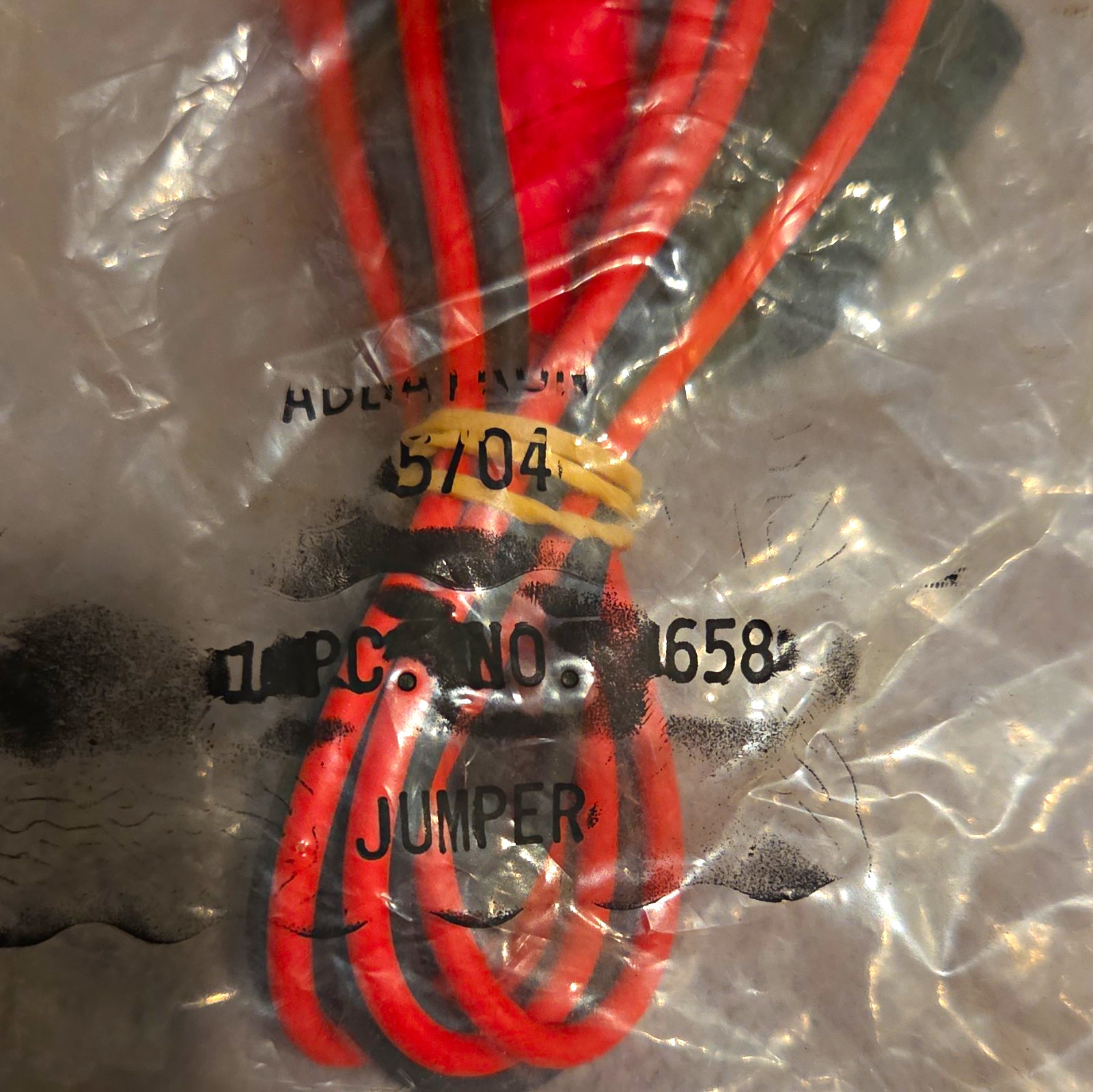 Abbatron Jumper Test Leads NO. 658 Set, Red/Black Alligator Clip Leads