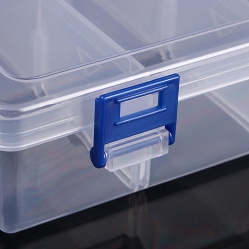 Multipurpose Workshop Organizer Container Removable Dividers with Secure Lock