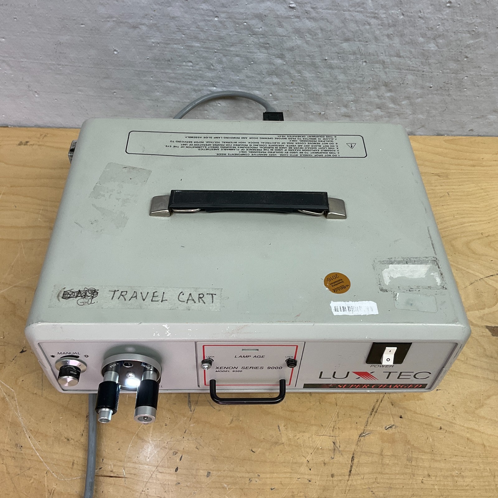 Luxtec 9300 Xenon Series 9000 Light Source Tested and Working