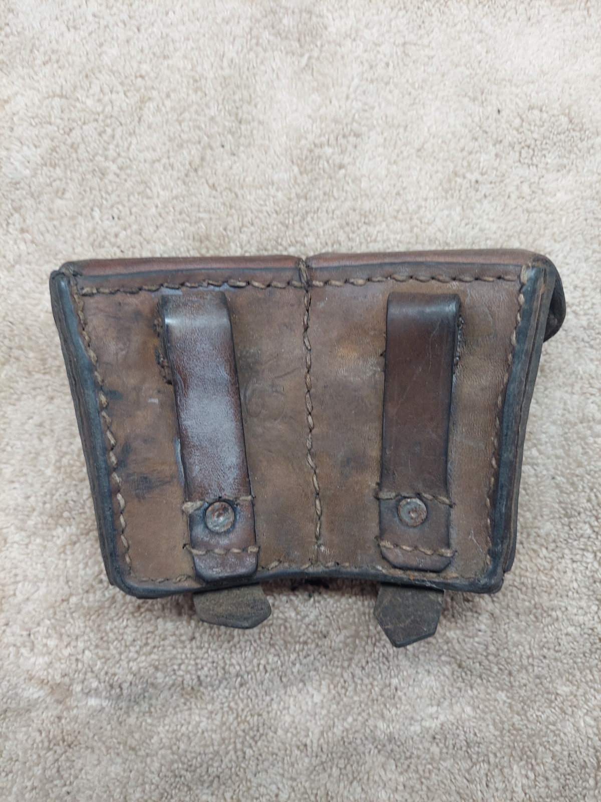 WWII Mauser Ammo Pouch - Two Cell