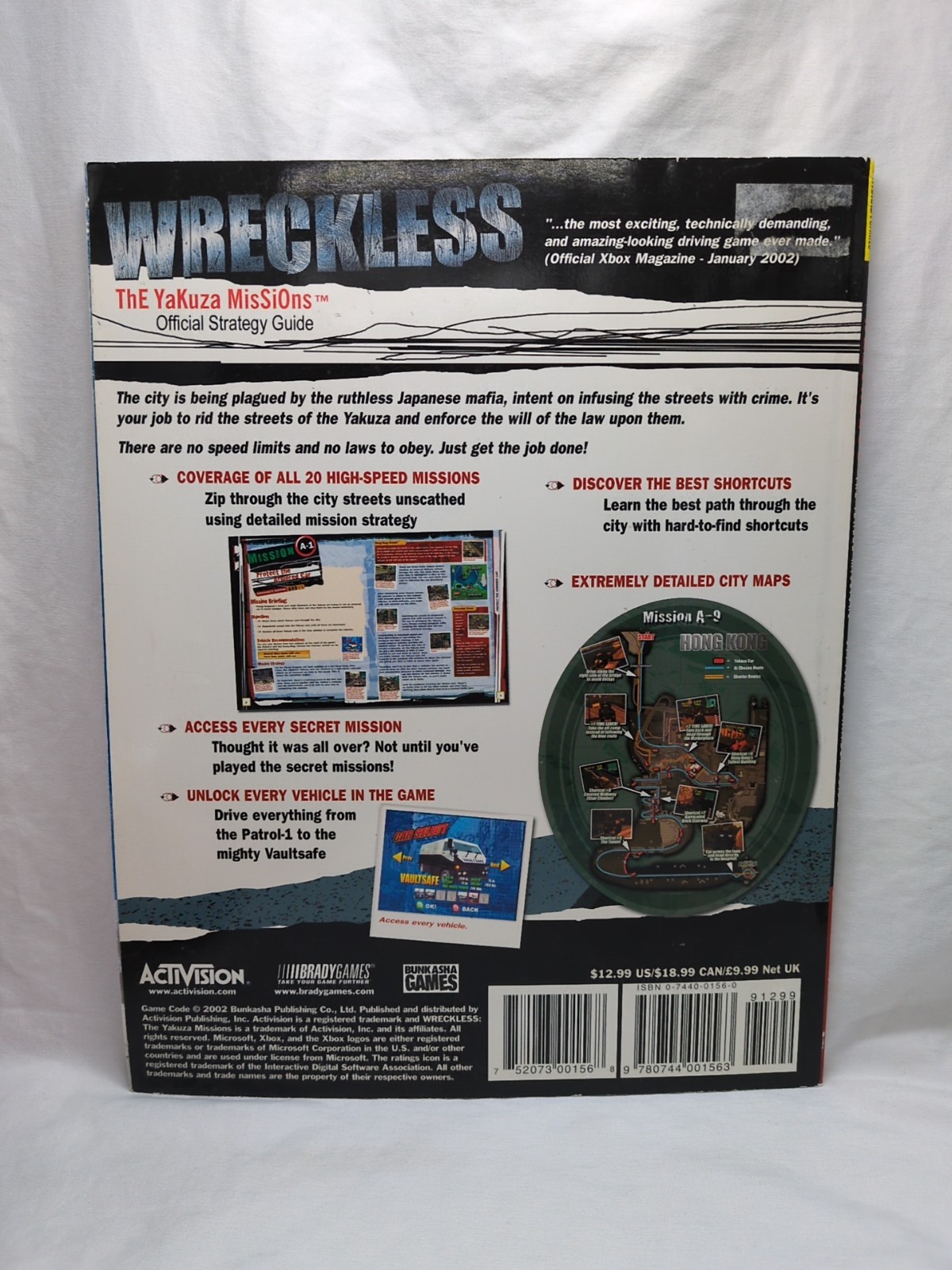 Wreckless The Yakuza Missions Official Strategy Guide Book