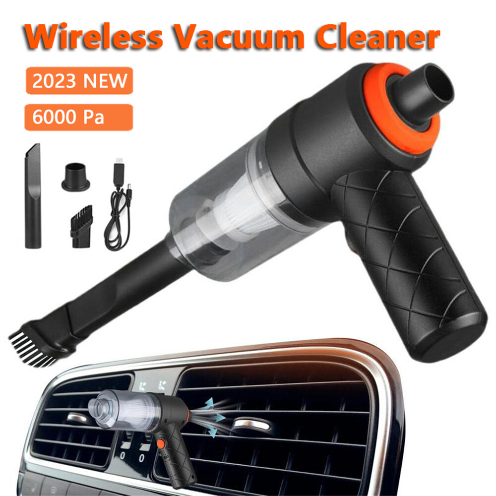 Electric Air Duster Cordless Handheld Vacuum Cleaner Mini Blower for PC Car Home