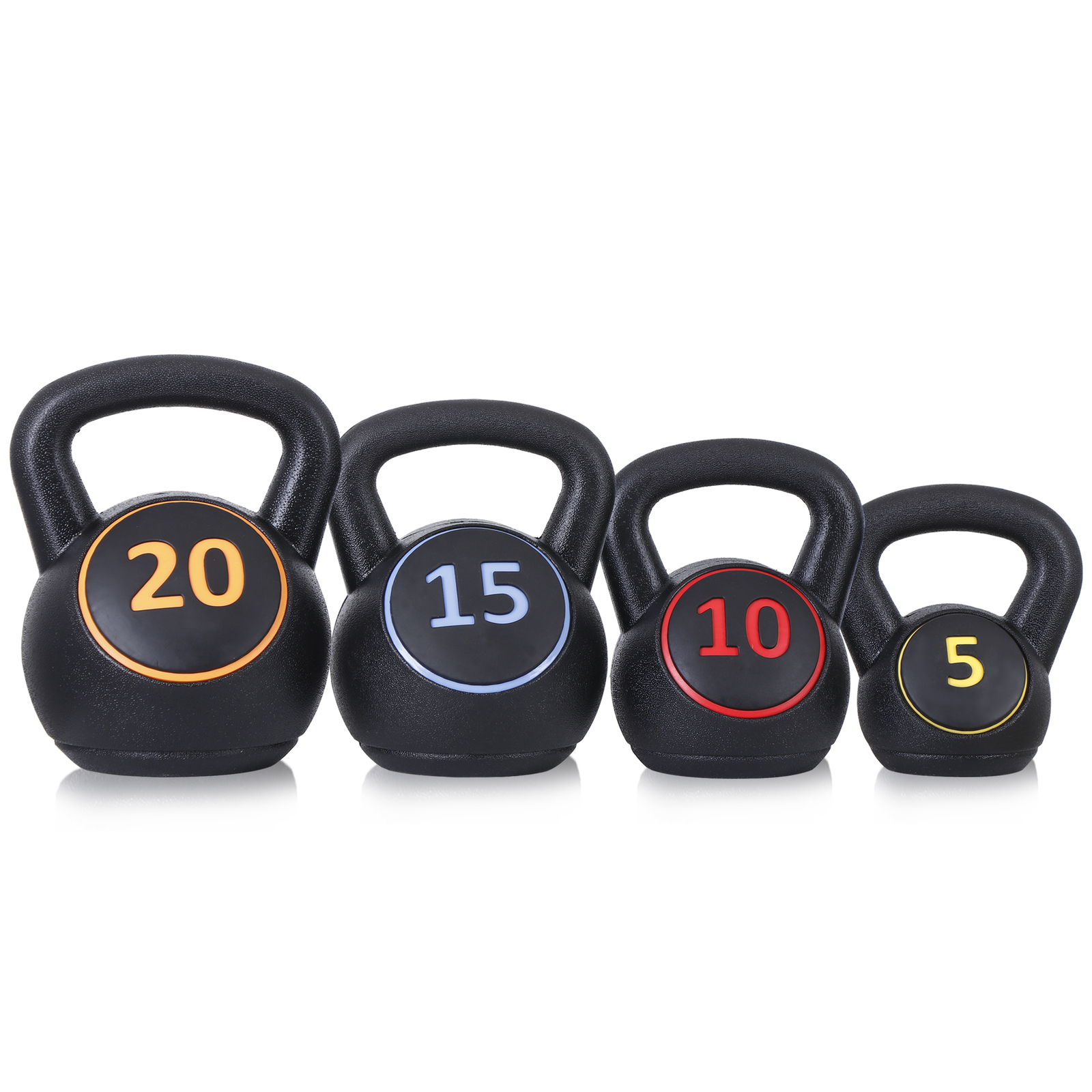 Kettlebell Sets 4 Piece Strength Training Kettlebell Weight Set Exercise Fitness