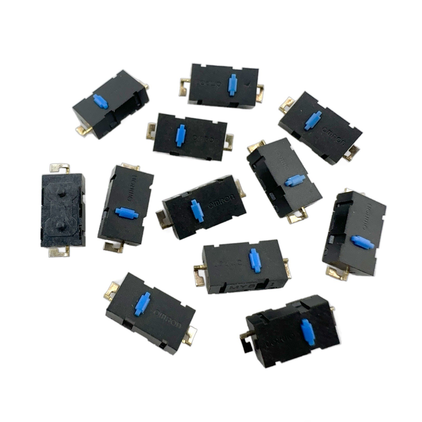 Omron D2LS-21 Blue 2-Pin Micro Switch (12 Pieces) US Stock