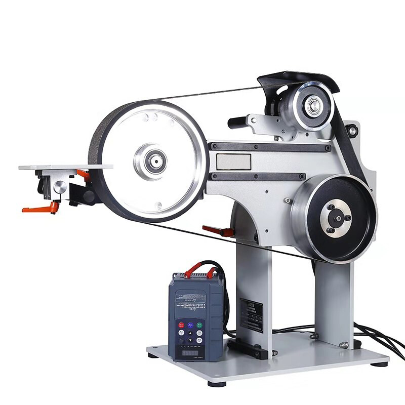 220V 71-82in Belt Sander Grinder Vertical Horizontal Base Hardware Polisher