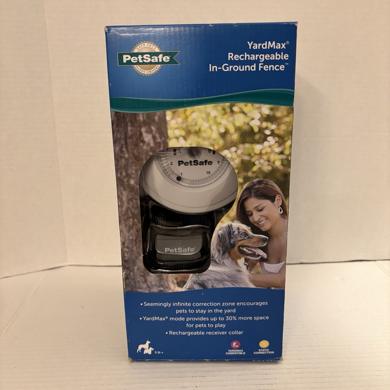 PetSafe YardMax Pet Dog Fence Rechargeable In-Ground Pets 5 lbs And Up. 1/3 Acre
