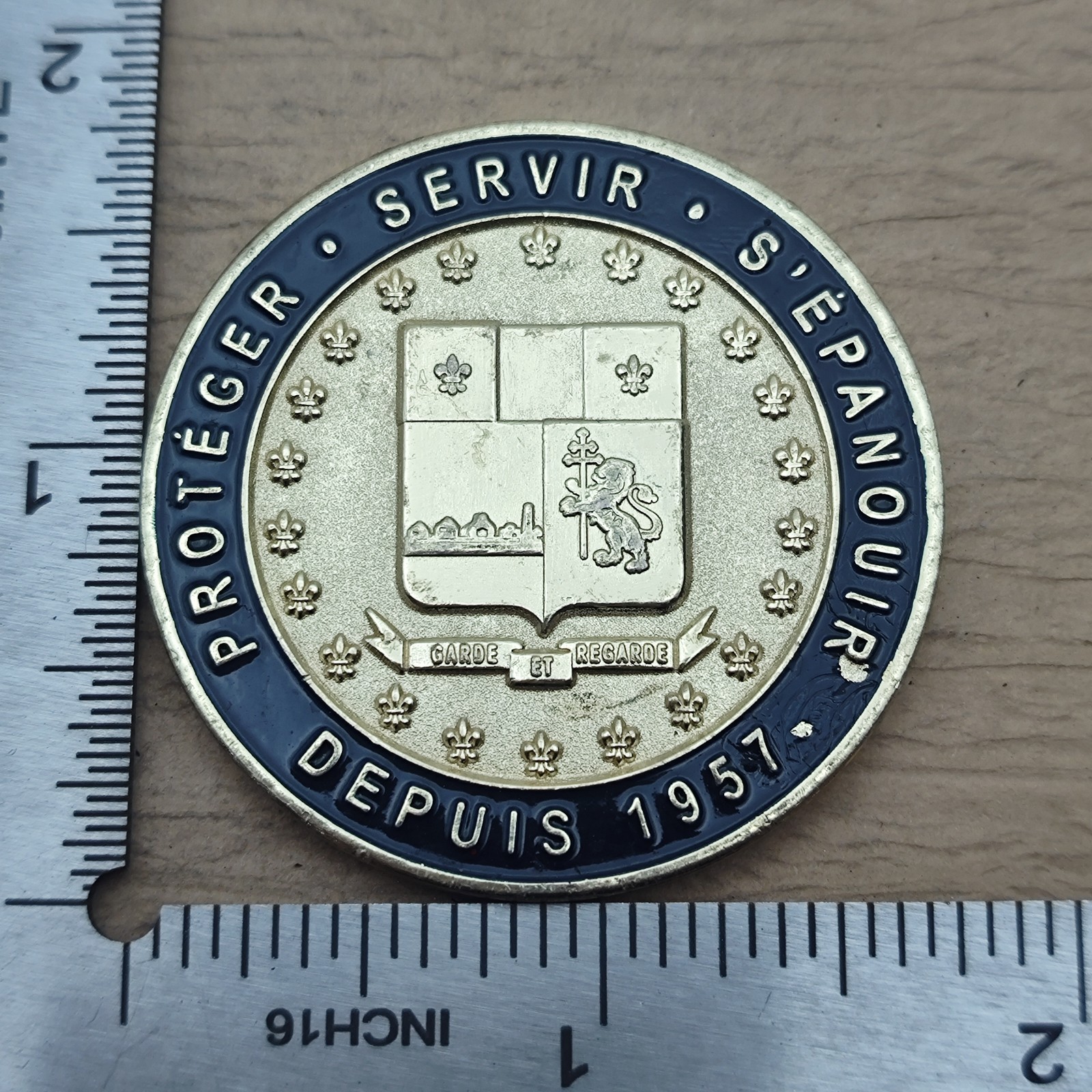 Service De Police De Repentigny Challenge Coin