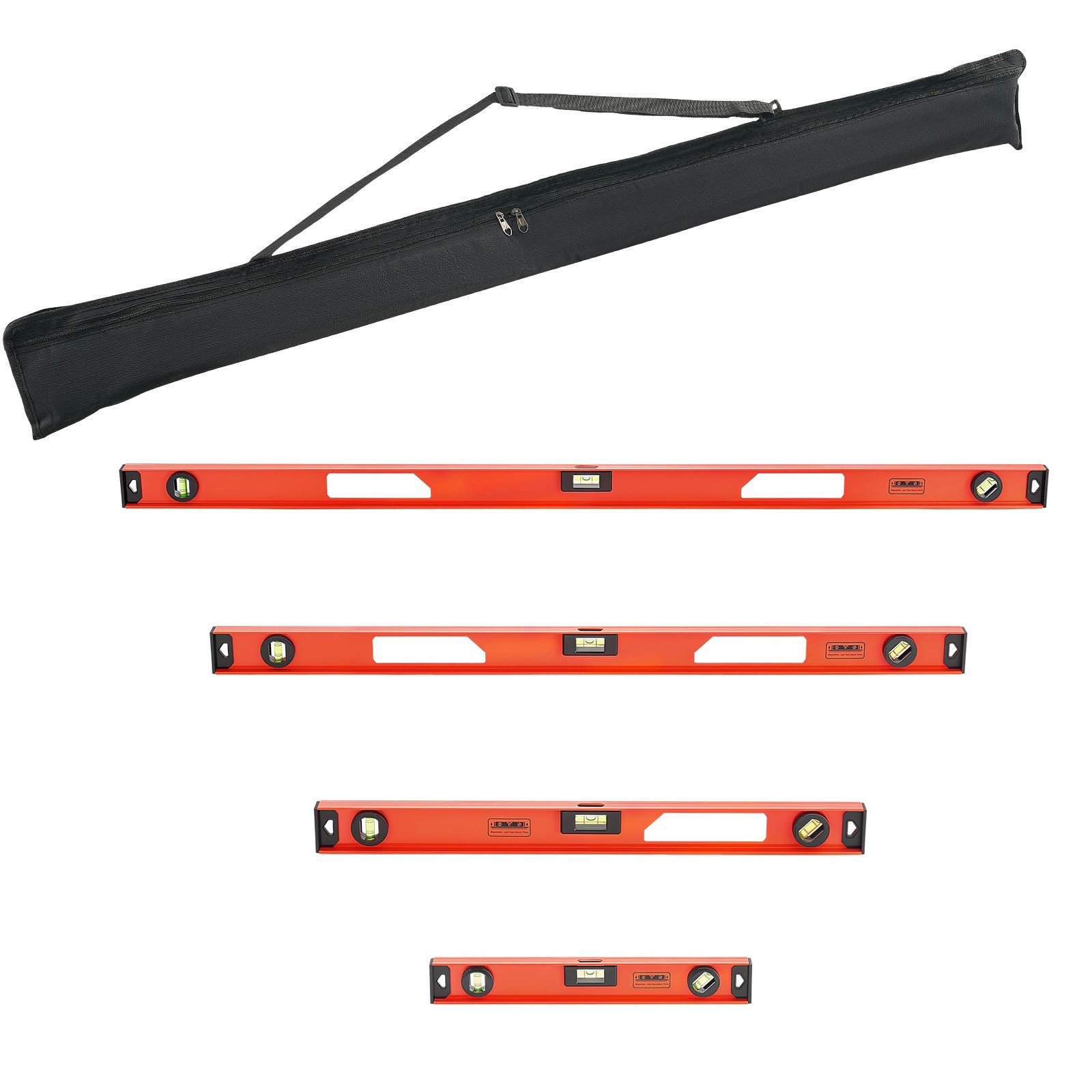 Uimoso Magnetic Level Set16/24/36/48in I-Beam Tool for Home Improvement Projects