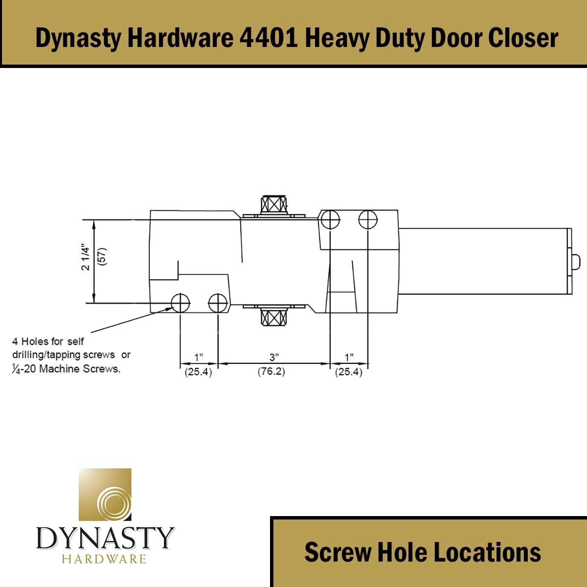 Commercial Door Closer Hydraulic Adjustable Unit