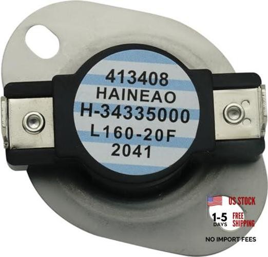34335000 Furnace Limit Switch Thermostat L160-20F Compatible with ICP Tempstar